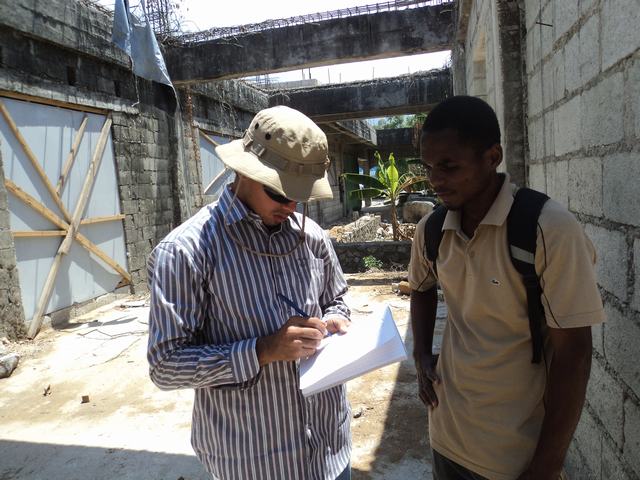 Haiti.. CO2 Bambu’s first house under construction