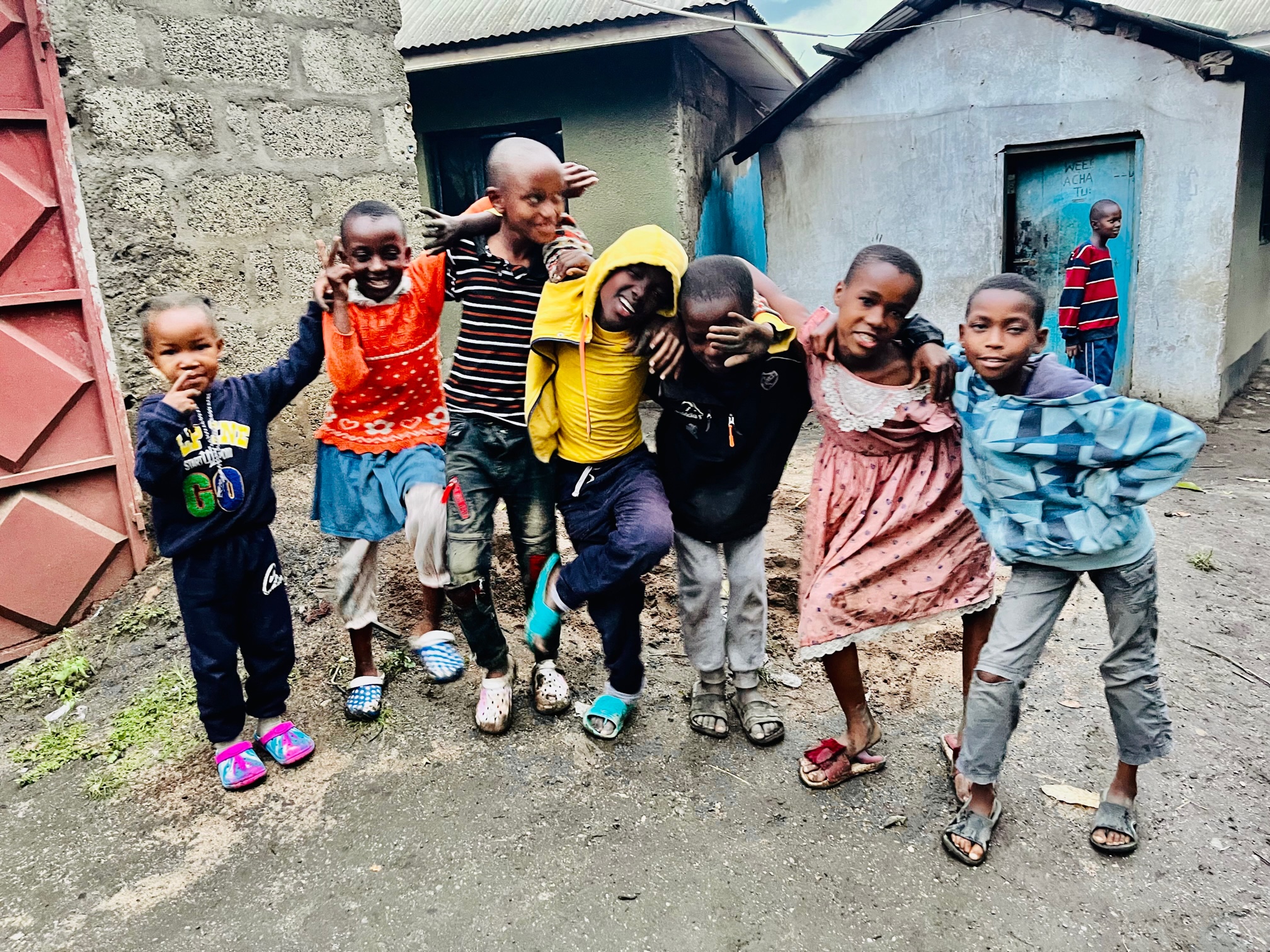 Life in an African Village in Tanzania, East Africa.